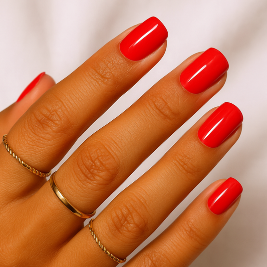 Sound The Alarm - Soft Gel Press Ons (Short Square)