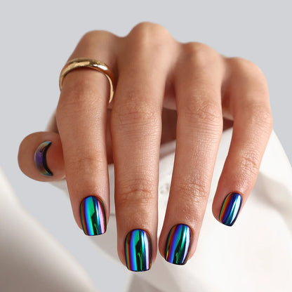 After Hours - Soft Gel Press Ons (Short Square)