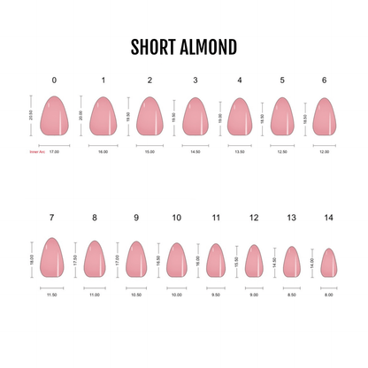 Bouquet (Glazed) - Soft Gel Press Ons (Short Almond)