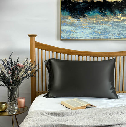 SILK LAB Silk Pillowcase Silk Pillowcase - Forged Grey